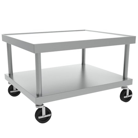 STAND/C-HD42 30in X 42in Mobile Stainless Steel Equipment Stand